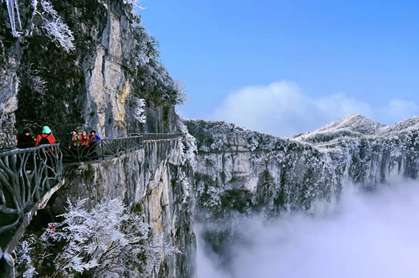 从天门山到猛洞河 一路